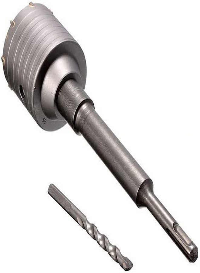 Inditrust Carbide,Metal,Carbide Tipped Sds_plus 50 Mm Concrete Wall Drill Bit Hole Saw Cutter And 300 Mm Connecting Rod - Image 1